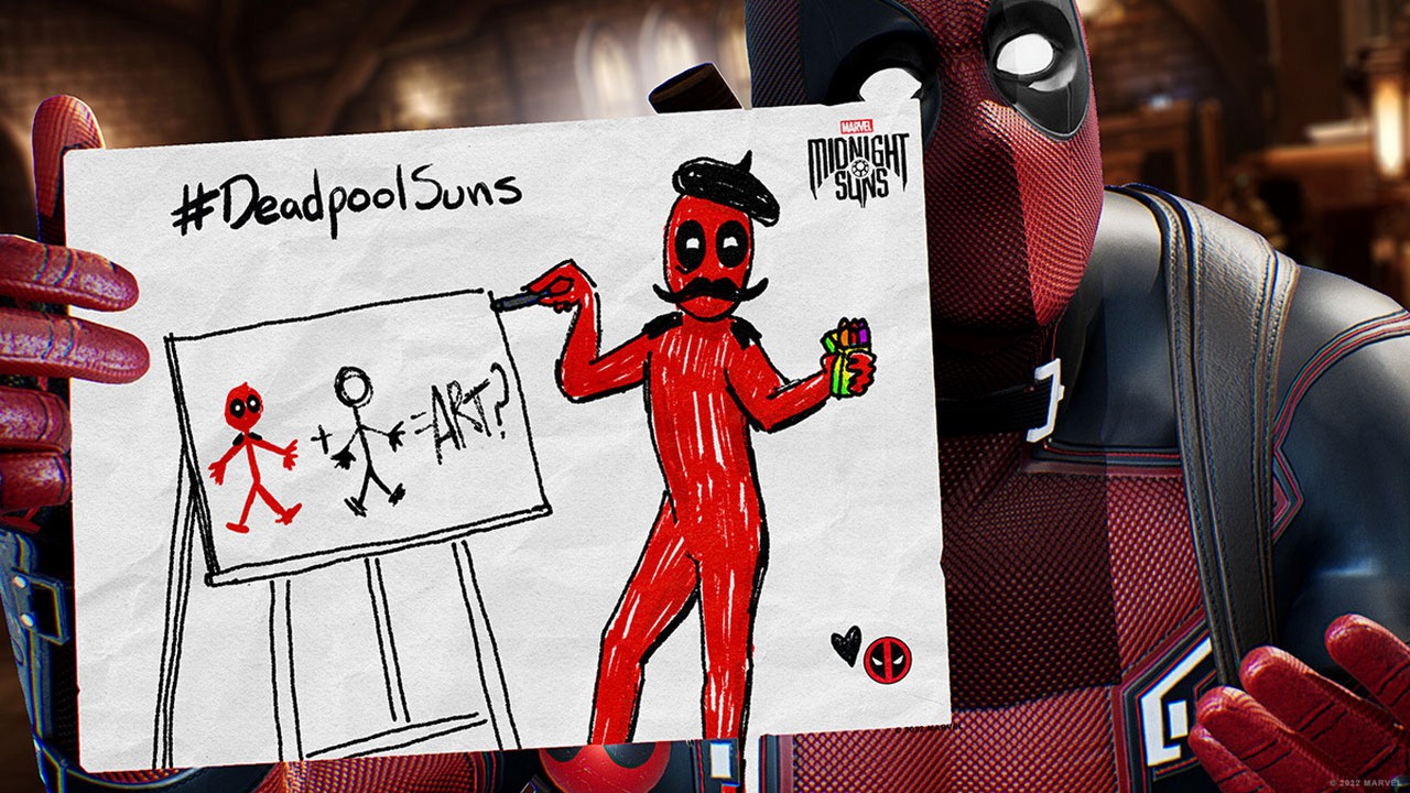 Deadpool przejmuje Marvel's Midnight Suns z właściwym sobie humorem, źródło grafiki: Take-Two Interactive.