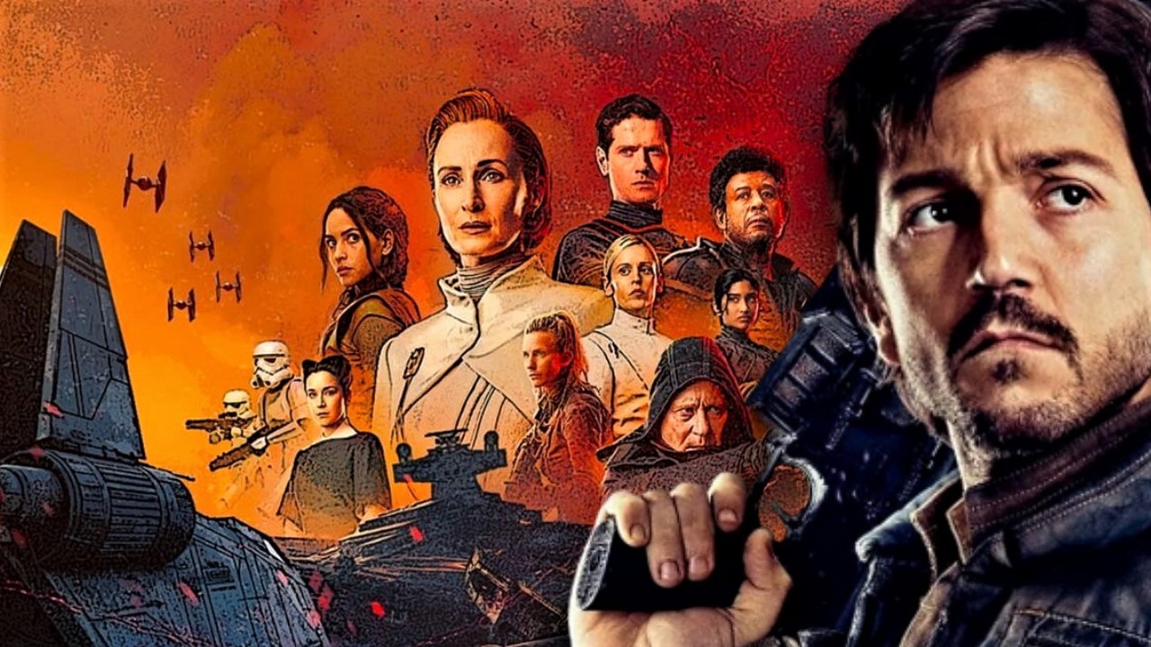 W 2. sezonie Andor zabierze widzów do kultowej lokacji z Gwiezdnych wojen, źródło grafiki: Andor, Tony Girloy, Lucasfilm, 2022, Łotr 1, Gareth Edwards, Lucasfilm, 2016.