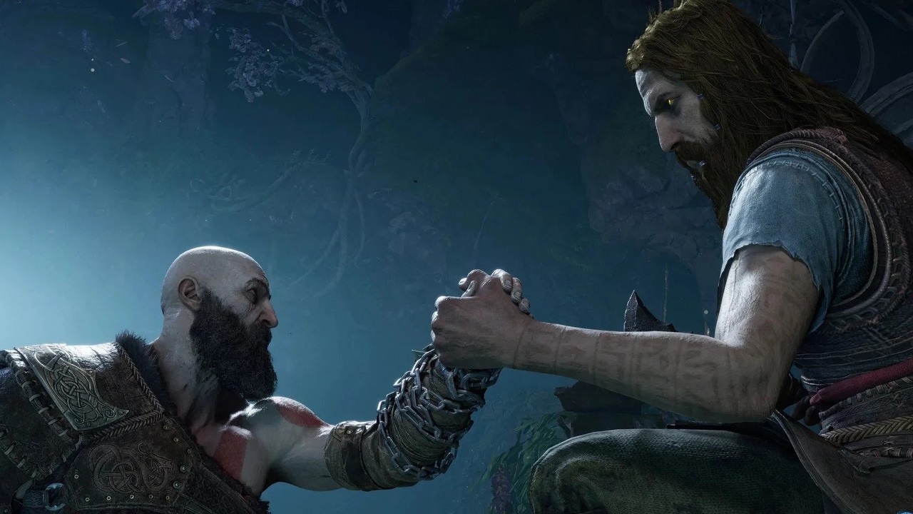 Suchary od Kratosa, mają rozgrzać atmosferę przed premierą GoW: Ragnarok, źródło grafiki: Sony.