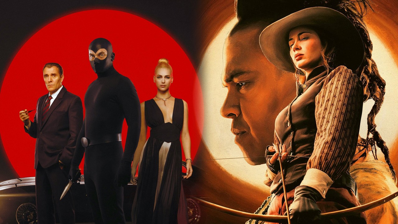 Co obejrzeć na HBO Max w weekend 11-13 listopada 2022 roku, źródło grafiki: Daiaboli, Manetti Bros., RAI Cinema, 2021 / Angielka, Hugo Blick, BBC Studios, 2022.