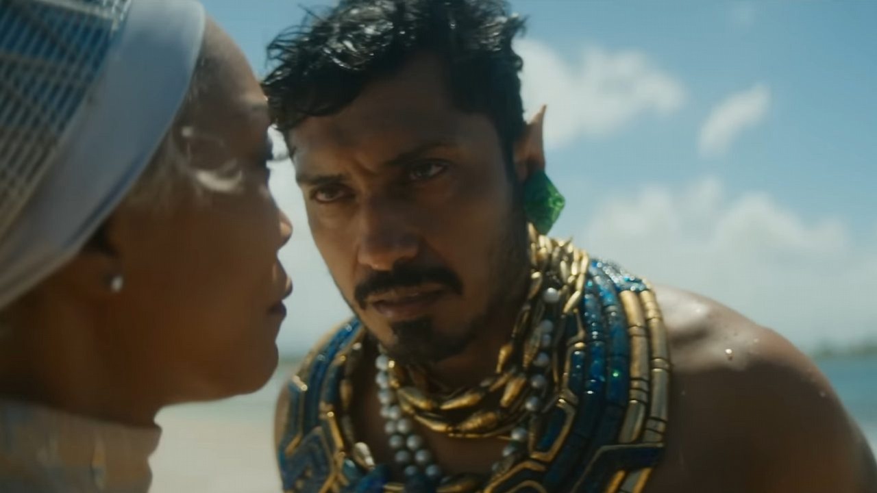 Producent Czarnej Pantery 2 o tym, czy Namor jest złoczyńcą także we własnej historii, źródło grafiki: Czarna Pantera: Wakanda w moim sercu; reż. Ryan Coogler; Marvel Studios; 2022.