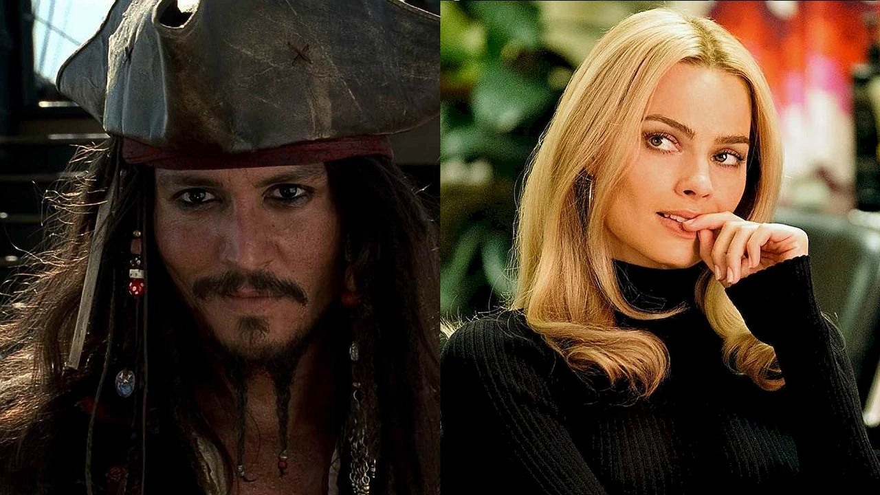 Co z Piratami z Karaibów z Margot Robbie? Aktorka ma złe wieści, źródło grafiki: Piraci z Karaibów: Klątwa Czarnej Perły, Gore Verbinski, Walt Disney Pictures, 2003; Pewnego razu... w Hollywood, Quentin Tarantino, Columbia Pictures, 2019.