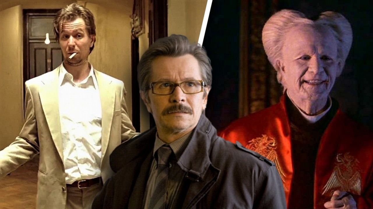 Gary Oldman sugeruje, że w niedalekiej przyszłości przejdzie na emeryturę, źródło grafiki: Leon Zawodowiec, Luc Besson, Gaumont, 1994, Dracula, Francis Ford Coppola, American Zoetrope, 1992, Mroczny Rycerz, Christopher Nolan, Warner Bros., 2008.