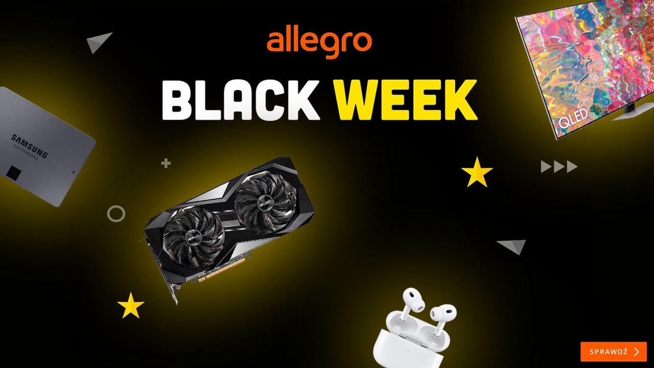 Setki przecen na Black Week w Allegro.pl, źródło grafiki: Allegro.pl.