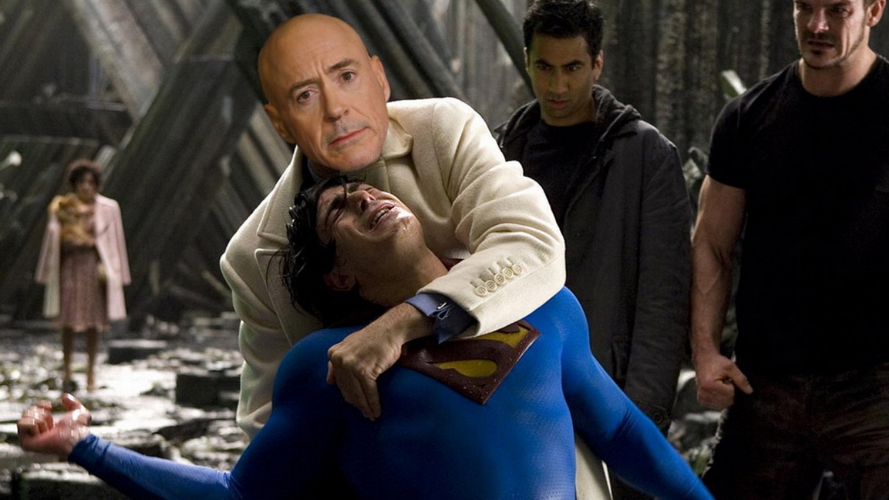 Nowy wizerunek Roberta Downeya Jr. sprawił, że fani DC chcą, by zagrał Lexa Luthora, źródło grafiki: Superman: Powrót; reż. Bryan Singer; Warner Bros.; 2006.
