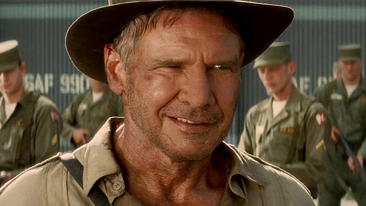 Są nowe kadry z Indiany Jonesa 5. Reżyser filmu ujawnia, co doradził mu weteran serii, źródło grafiki: Indiana Jones i Królestwo Kryształowej Czaszki, Steven Spielberg, Lucasfilm, 2008.