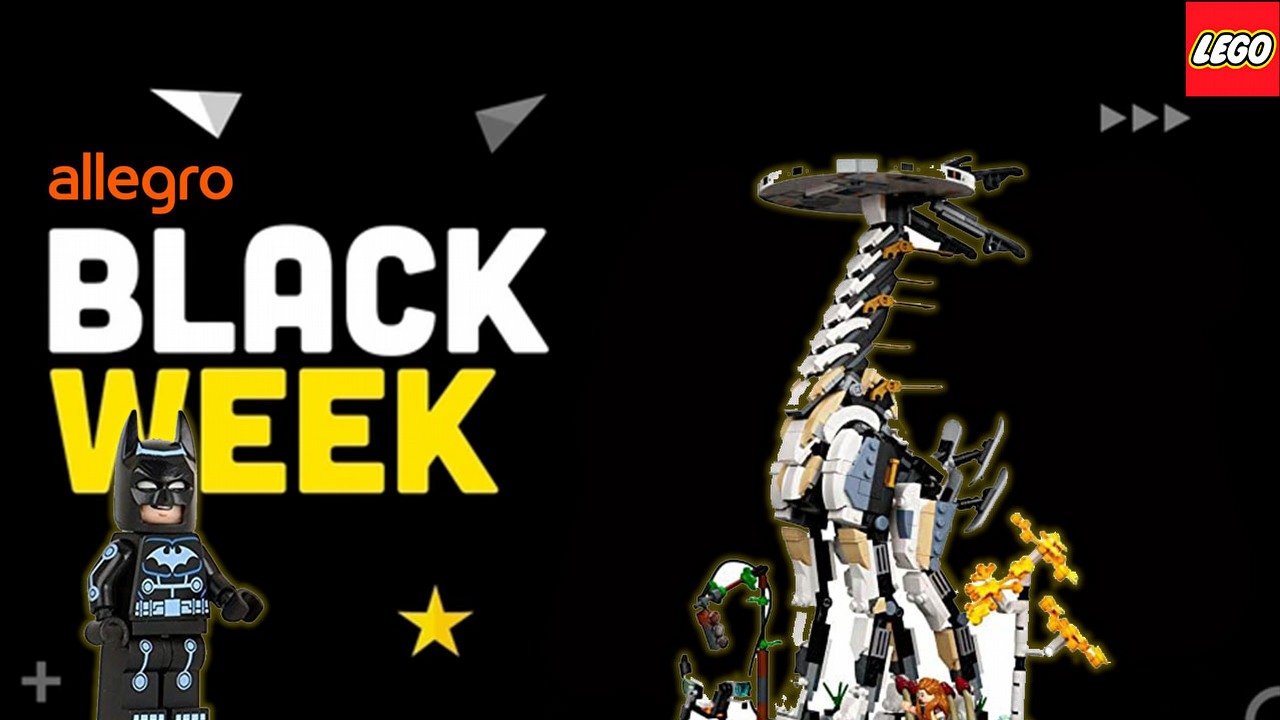 Klocki LEGO w świetnych cenach na Black Week w Allegro.