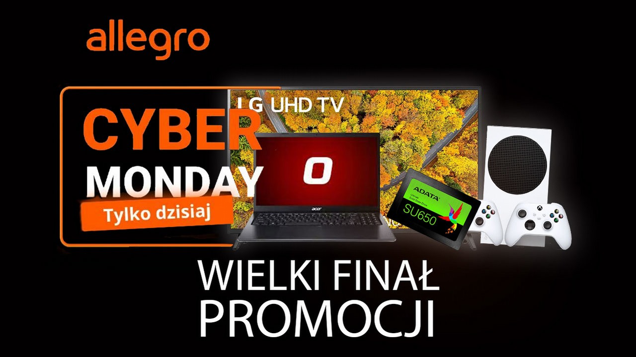 To ostatnia szansa na udany Black Week! Skorzystaj na Cyber Monday w Allegro.