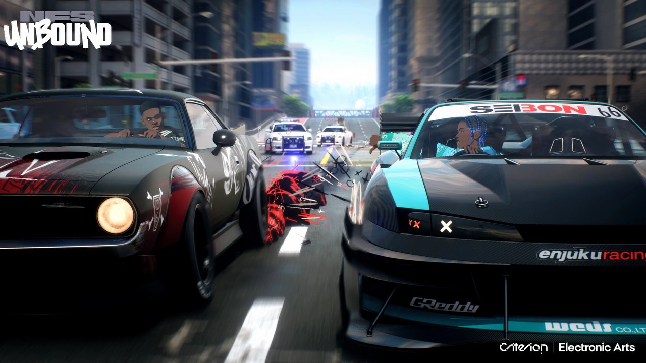 NFS Unbound waży zaskakująco niewiele, źródło grafiki: Criterion Games/EA.