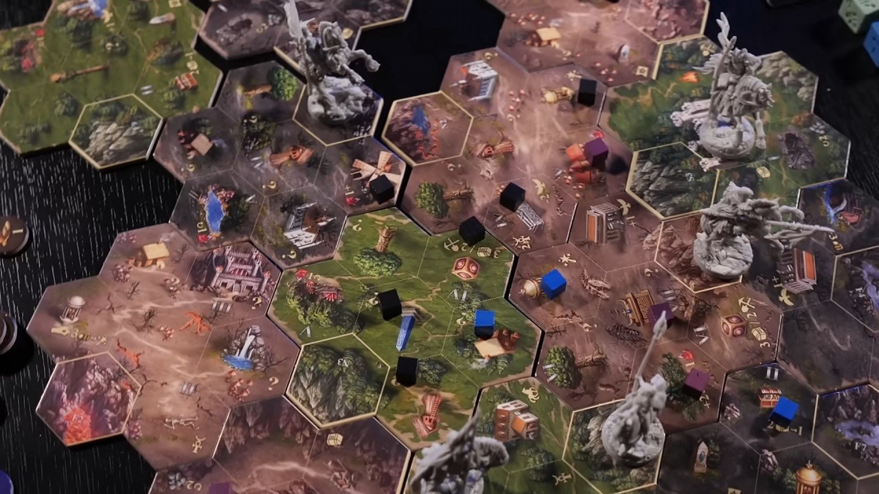 Planszowe Heroes 3 zebrało grube miliony [Aktualizacja: koniec zbiórki], źródło grafiki: Heroes of Might & Magic III: The Board Game / Archon Studio / tvgry..