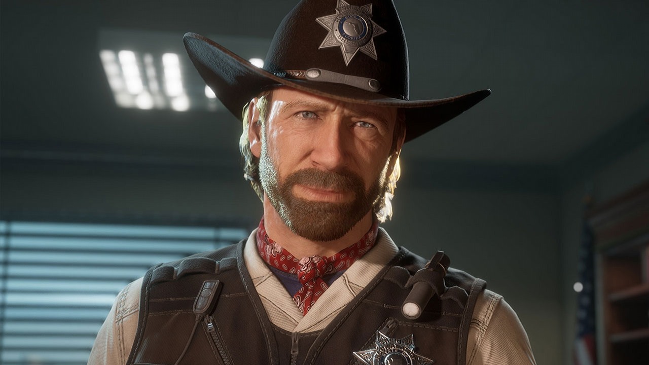 Chuck Norris w otoczeniu dawnych gwiazd w gangsterskim Crime Boss, źródło grafiki: 505 Games.