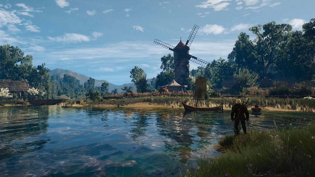 Next-genowy Wiedźmin 3 oferuje półtorej godziny relaksu z nietypowym wideo, źródło grafiki: CD Projekt RED.