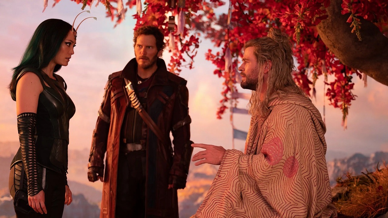 Thor: Miłość i grom powalczy o Oscary? Tego chce Marvel, źródło grafiki: Thor: Miłość i grom; Taiki Waititi; Marvel Studios; 2022.