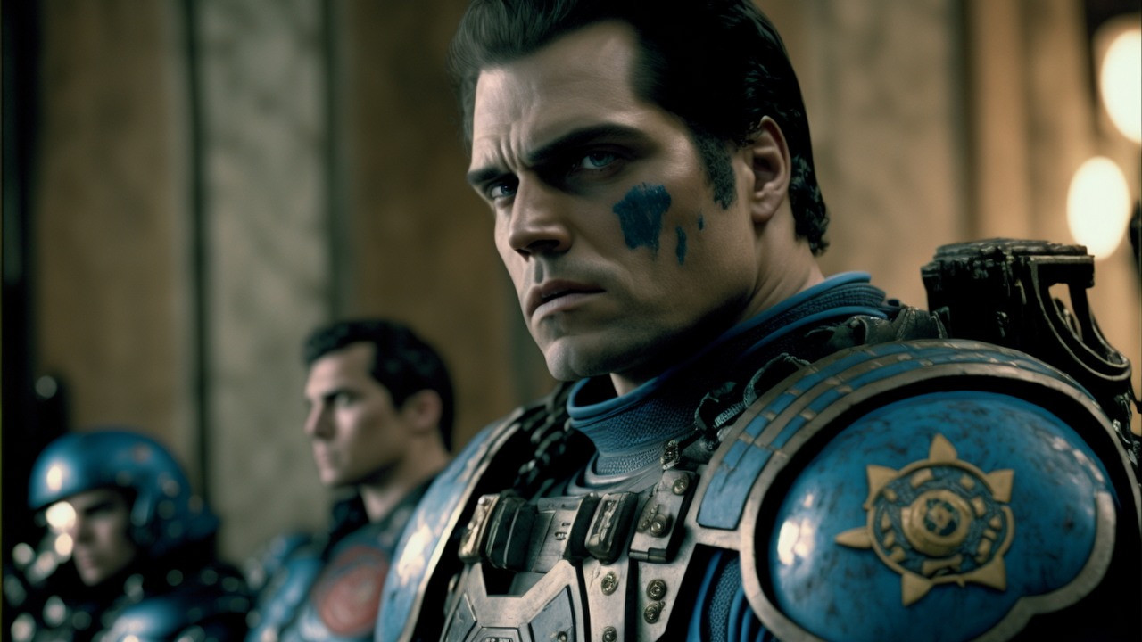 Henry Cavill ma już nową rolę? Ponoć zagra w ekranizacji Warhammera 40,000 [Aktualizacja], źródło grafiki: Midjourney AI.