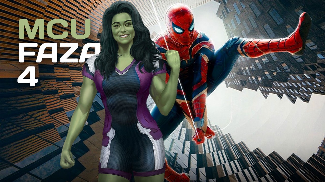 Najlepsze i najgorsze filmy i seriale 4 fazy Marvela, źródło grafiki: She-Hulk, twórczyni: Jessica Bao, Disney 2022; Spider-man: Bez drogi do domu, reżyseria: Jon Watts, Disney 2022.