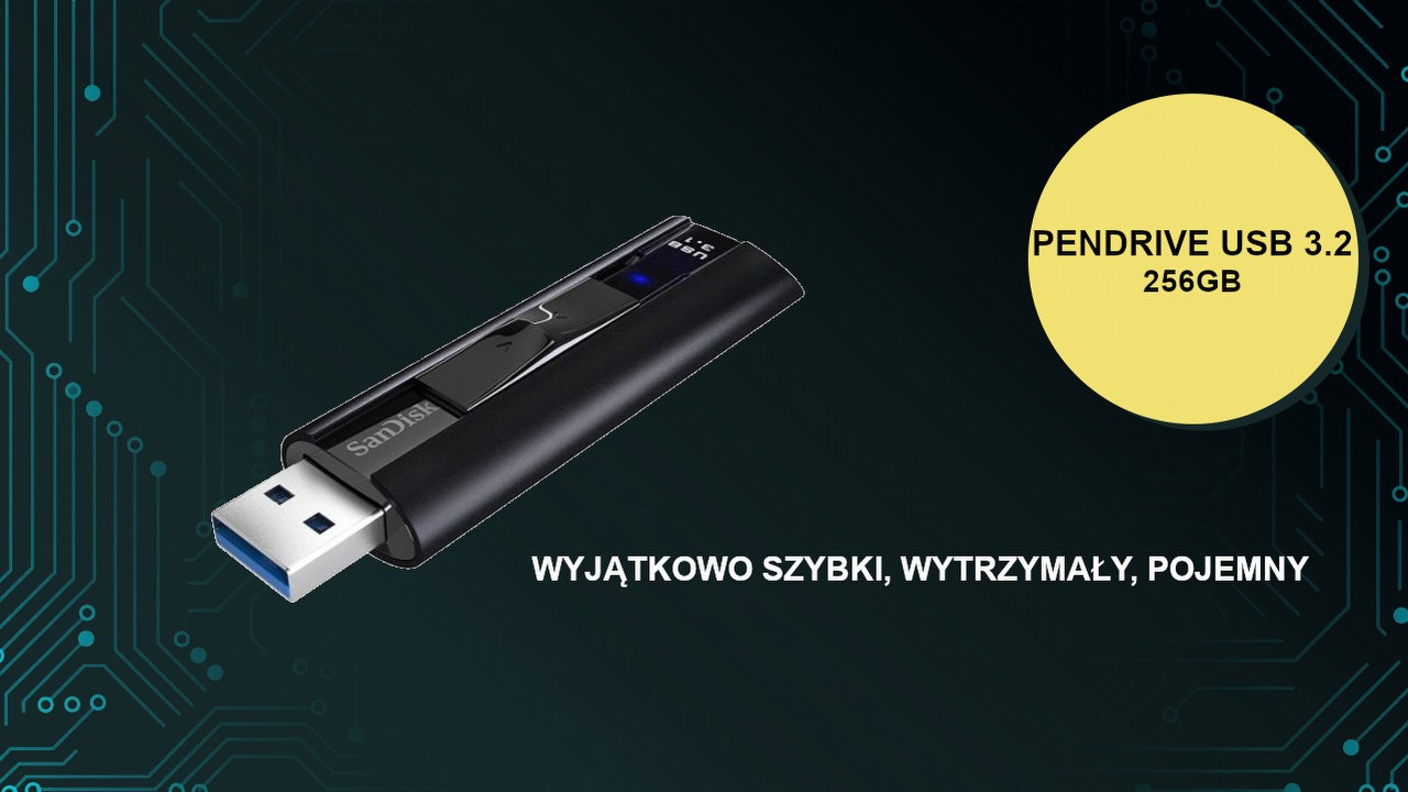 Ten pendrive SanDisk jest tak szybki jak dysk SSD, źródło grafiki: SanDisk.