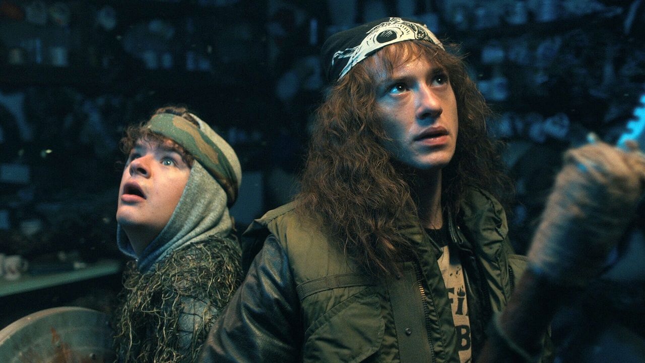 Stranger Things i Ród smoka pokonane, to ten serial oglądano najczęściej w 2022 roku, źródło grafiki: Stranger Things, Matt Duffer i Ross Duffer, Netflix, 2016.