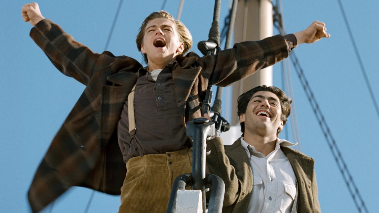 James Cameron tłumaczy się z zawstydzającej mowy po odebraniu Oscara, źródło grafiki: Titanic; James Cameron; 20th Century Fox; 1997.