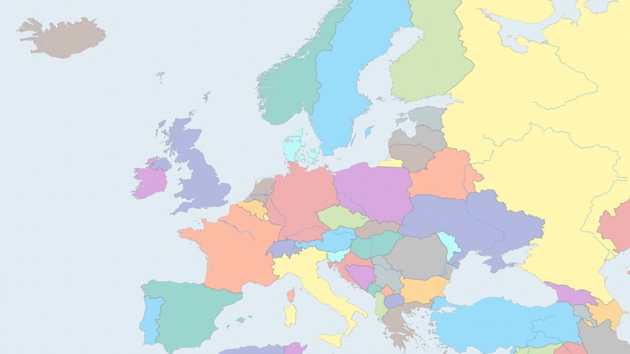 Europa w dołku, sprzedaż gier spadła o 7%, źródło grafiki: mapswire.com.