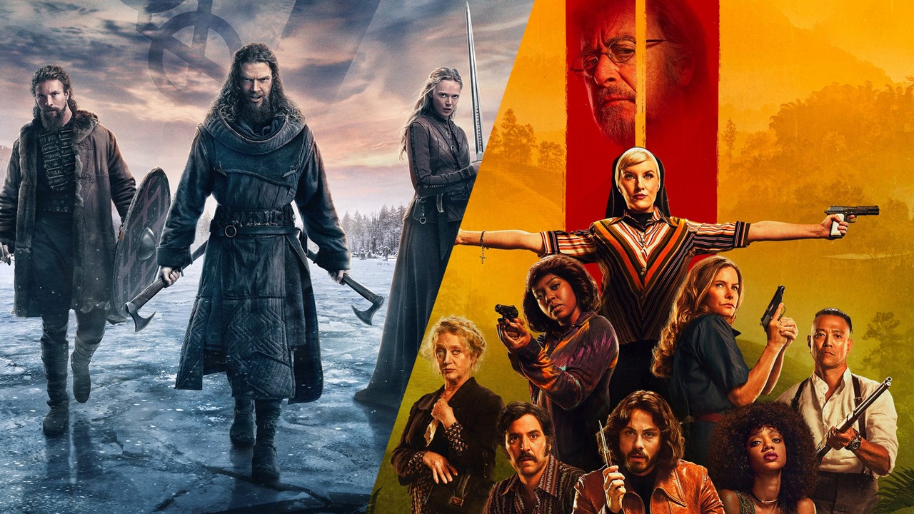 Co obejrzeć na Netflix, HBO Max, Disney Plus i Prime Video w weekend 13-15 stycznia 2023 roku, źródło grafiki: Wikingowie: Walhalla, Jeb Stuart, Netflix, 2022 / Hunters, David Weil, Amazon Studios, 2020.