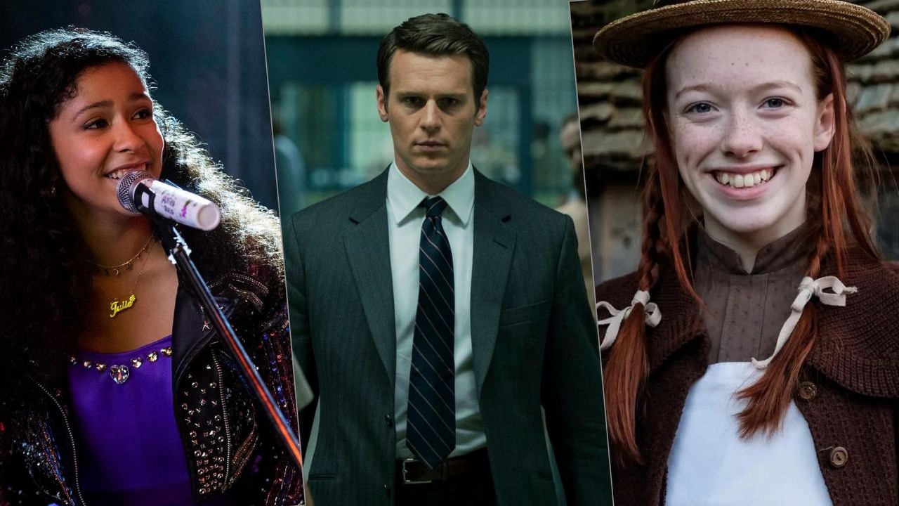 Jakie anulowane seriale Netflixa powinny zostać ocalone? Internauci przemówili, źródło grafiki: Julie and the Phantoms; Jameson Parker i Thierry Tanguy; Netflix; 2020 / Mindhunter; Joe Penhall; Netflix; 2017 / Ania, nie Anna; Moira Walley-Beckett; Netflix; 2017.