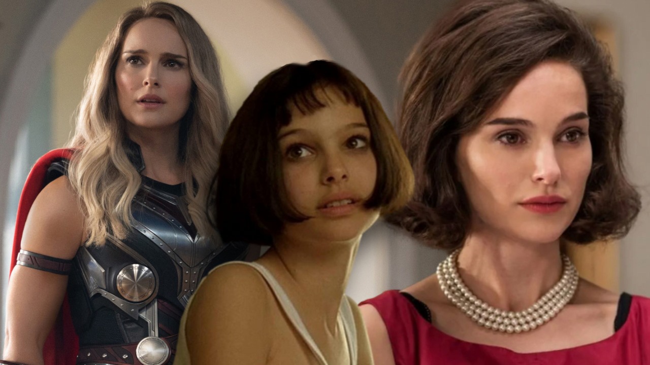 Natalie Portman przeprowadziła wywiad z Olgą Tokarczuk, źródło grafiki: Thor: Miłość i grom, Taika Waititi, Marvel Studios, 2022, Leon Zawodowiec, Luc Besson, Les Films du Dauphin, 1994, Jackie, Pablo Larraín, Why Not Productions.