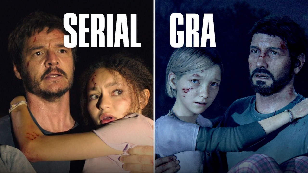 The Last of Us - gra i serial na porównaniu graficznym, źródło grafiki: HBO / Sony Interactive Entertainment..