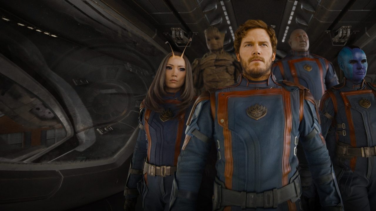 James Gunn zdradza, kto jest protagonistą Strażników Galaktyki; to nie Star-Lord, źródło grafiki: Strażnicy galaktyki vol. 3; reż. James Gunn; Marvel Studios; 2023.