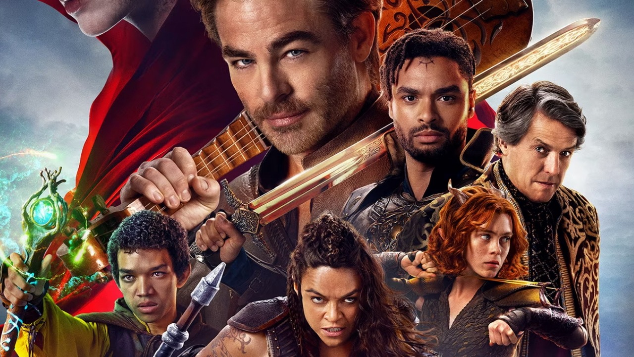 Zobacz pełen akcji i humoru zwiastun Dungeons & Dragons, źródło grafiki: Dungeons & Dragons: Złodziejski honor, Jonathan Goldstein, John Francis Daley, Paramount Pictures, 2023.