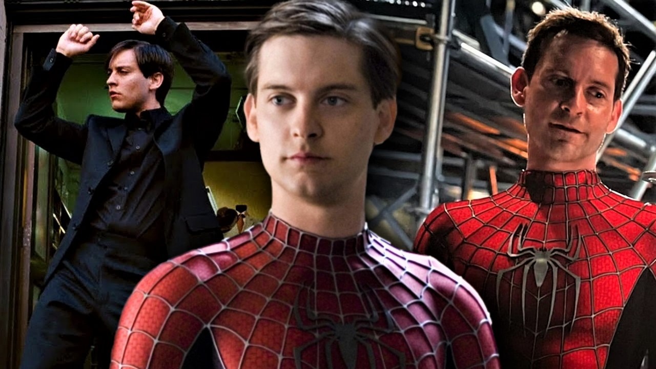 Tobey Maguire z ekscytacją wrócił do roli Spider-Mana i chętnie zrobiłby to kolejny raz, źródło grafiki: Spider-Man 2, Sam Raimi, Columbia Pictures Corporation, 2004, Spider-Man 3, Sam Raimi, Columbia Pictures, 2007, Spider-Man: Bez drogi do domu, Jon Watts, 2021.