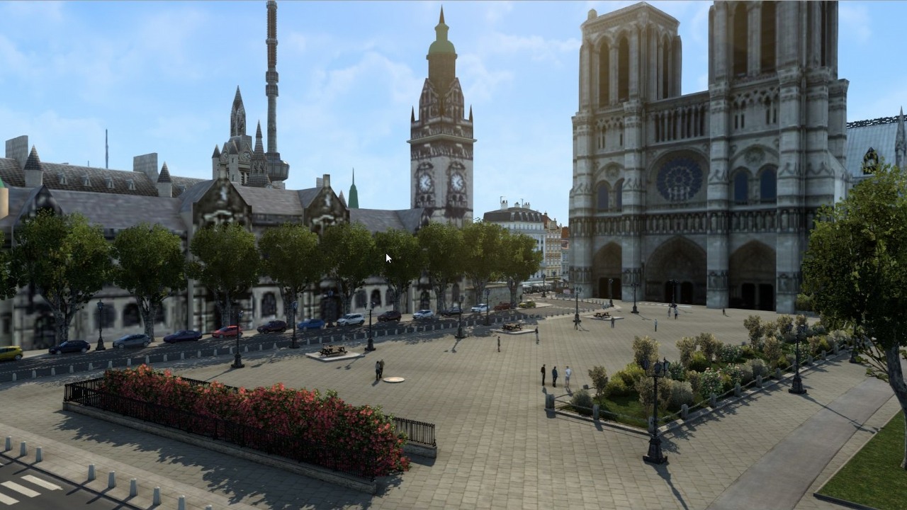 Paryż w skali 1:1 w ETS2 zachwyca fanów, źródło grafiki: fisherm | SCS Software..