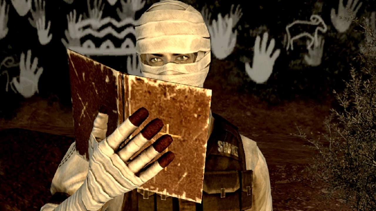 Postać z Fallouta czyta Biblię przez ponad 3 godziny, AI przeraża, źródło grafiki: Bethesda Softworks..