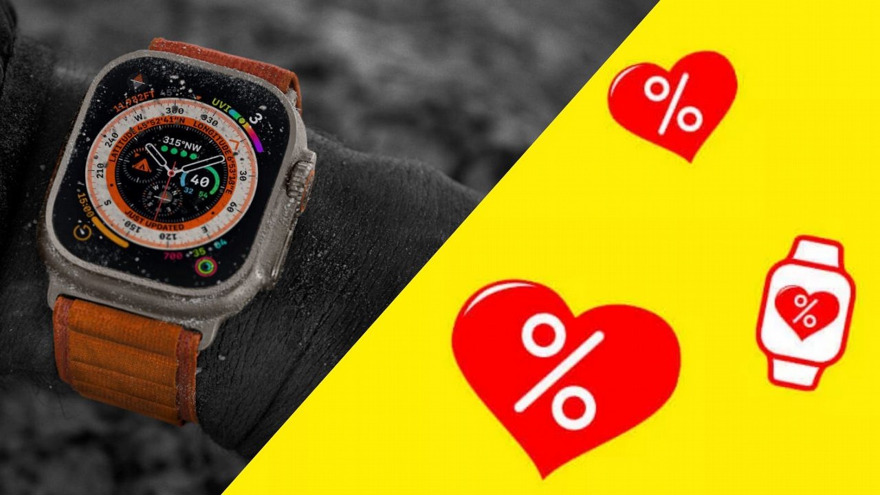 Apple Watch Ultra taniej na Walentynki w Media Expert, źródło grafiki: Apple: Materiały promocyjne; Media Expert: Materiały promocyjne.