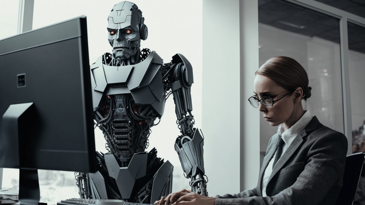 UE planuje uregulować kwestię AI, źródło grafiki: Midjourney..