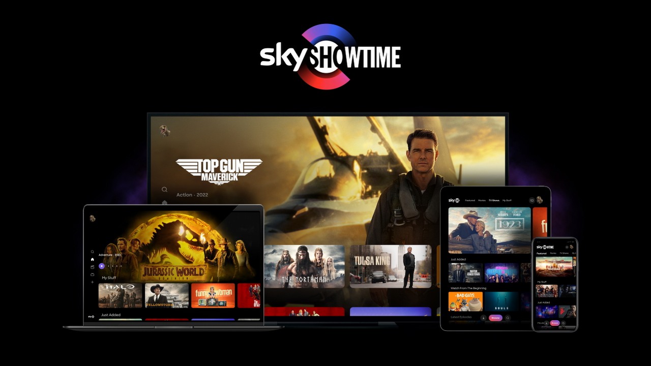 Aplikacja SkyShowtime - jak wygląda i na co narzekają użytkownicy?, źródło grafiki: SkyShowtime.com.