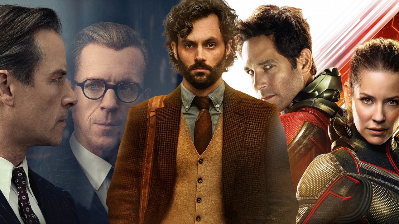 Co obejrzeć na Netflix, HBO Max, Disney Plus i Prime Video w weekend 10-12 lutego 2023 roku, źródło grafiki: Szpieg wśród przyjaciół, Alexander Cary, Sony Pictures Television, 2022 / Ty, Greg Berlanti i Sera Gamble, Netflix, 2018 / Ant-Man i Osa, Peyton Reed, Marvel Studios, 2018.