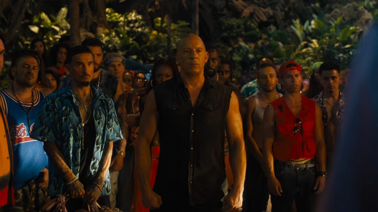 W zwiastunie Szybkich i wściekłych 10 Jason Momoa chce zniszczyć rodzinę, źródło grafiki: Szybcy i wściekli 10; reż. Louis Leterrier; Universal Pictures; 2023.