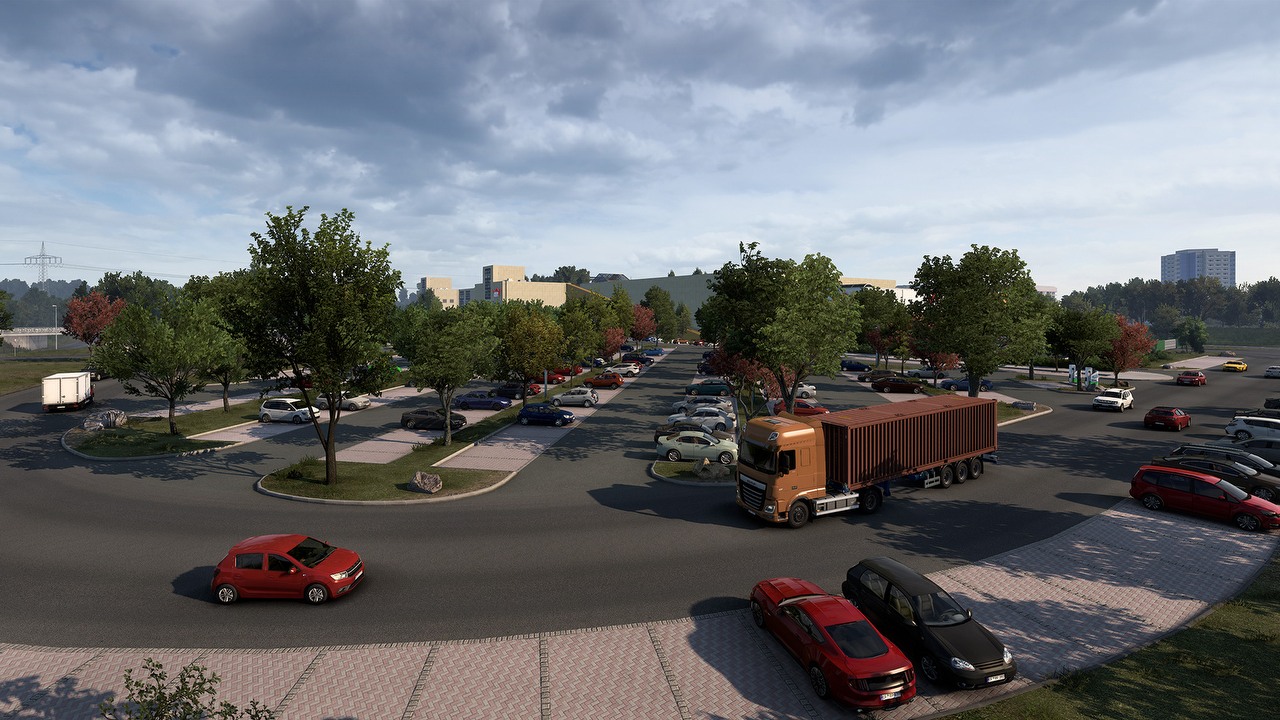 Twórcy ETS2 prezentują upiększony Erfurt, źródło grafiki: SCS Software.