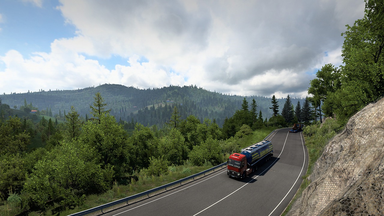 Nowy film z ETS2 pokazuje śliczne krajobrazy Bałkanów Zachodnich, źródło grafiki: SCS Software.