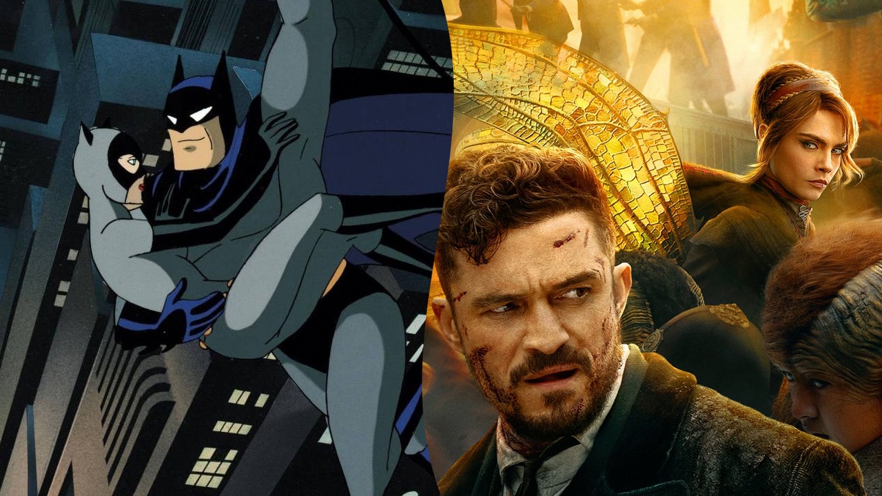 Co obejrzeć na Netflix, HBO Max, Disney Plus i Prime Video w weekend 17-19 lutego 2023 roku, źródło grafiki: Batman, Bruce Timm i Eric Radomski, Warner Bros. Animation, 1992 / Carnival Row, Rene Echevarria i Travis Beacham, Amazon Prime Video, 2019.