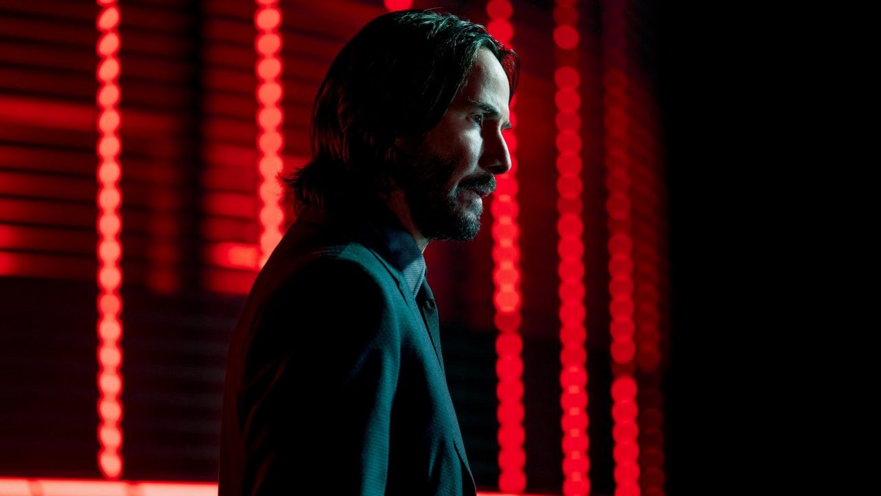 Zobacz, co w zapowiedzi Johna Wicka 4 Keanu Reeves wyczynia z nunczako i samochodem, źródło grafiki: John Wick: Chapter 4; reż. Chad Stahelski; Lionsgate; 2023.