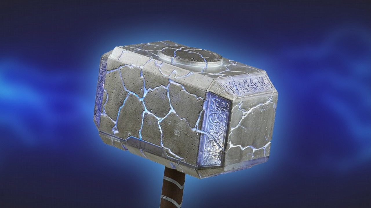 Młot Thora i miecz świetlny w atrakcyjnej promocji Media Expert, źródło grafiki: HASBRO, grafika promocyjna.