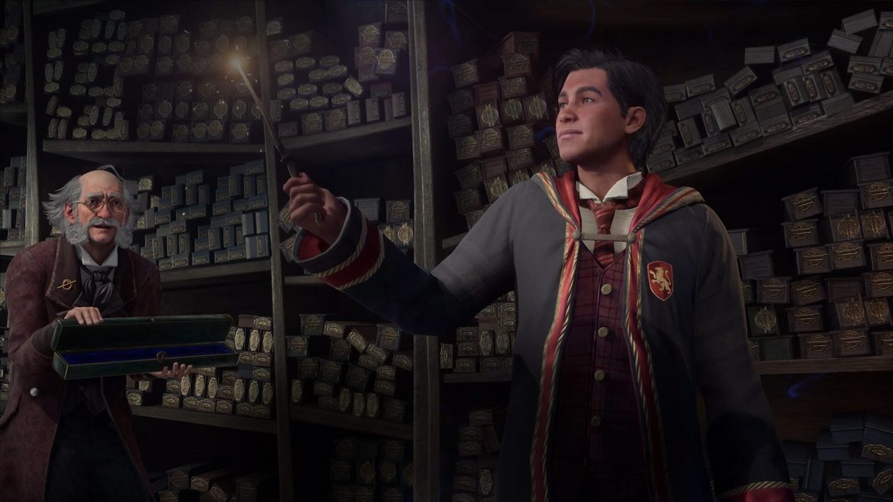 W Hogwarts Legacy zagrasz różdżką z rdzeniem z Raspberry Pi, źródło grafiki: Hogwarts Legacy; Avalanche Software; Warner Bros. Interactive Entertainment; 2023.