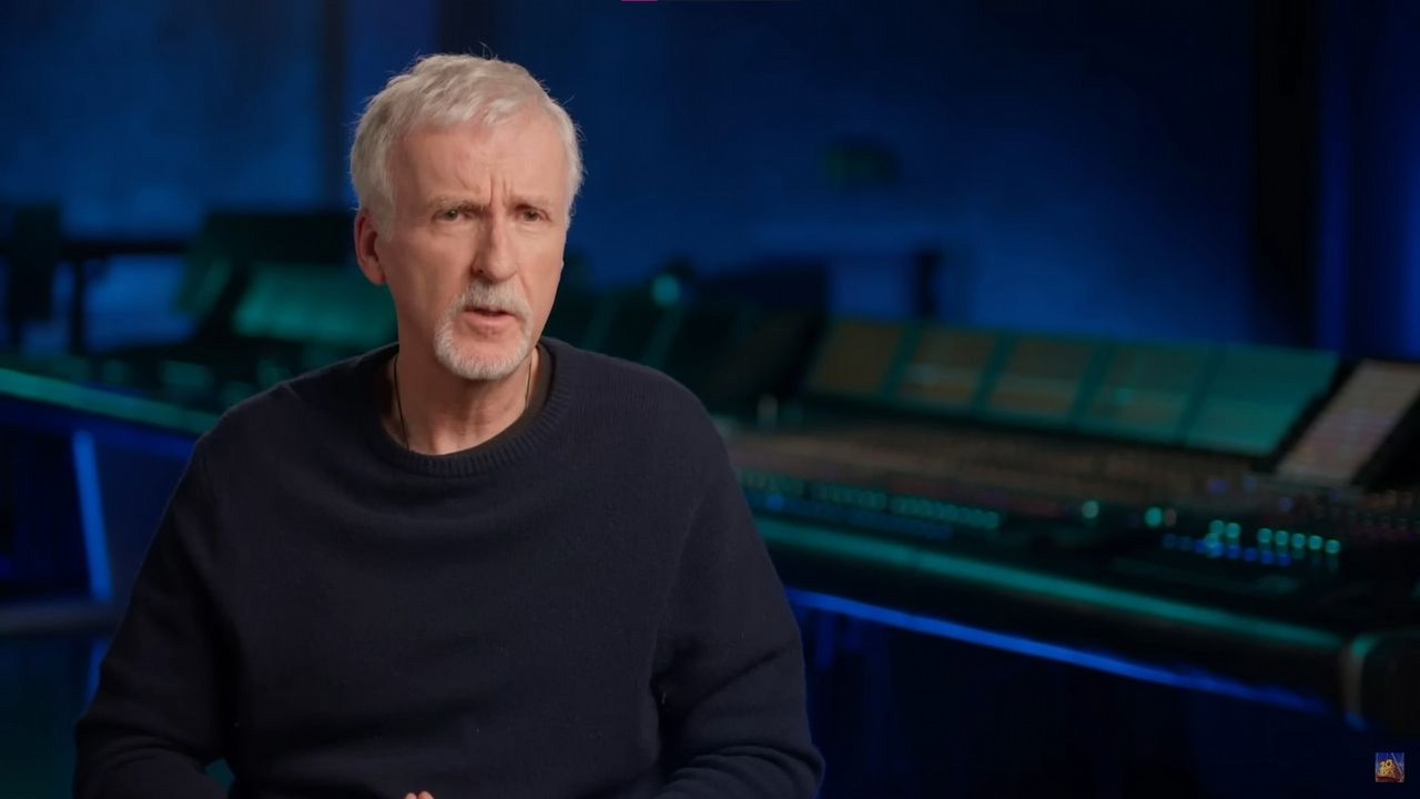 James Cameron porównał się do J.R.R. Tolkiena i Petera Jacksona, opowiadając o Avatarze, źródło grafiki: James Cameron, YouTube: 20th Century Studios UK, 2022.