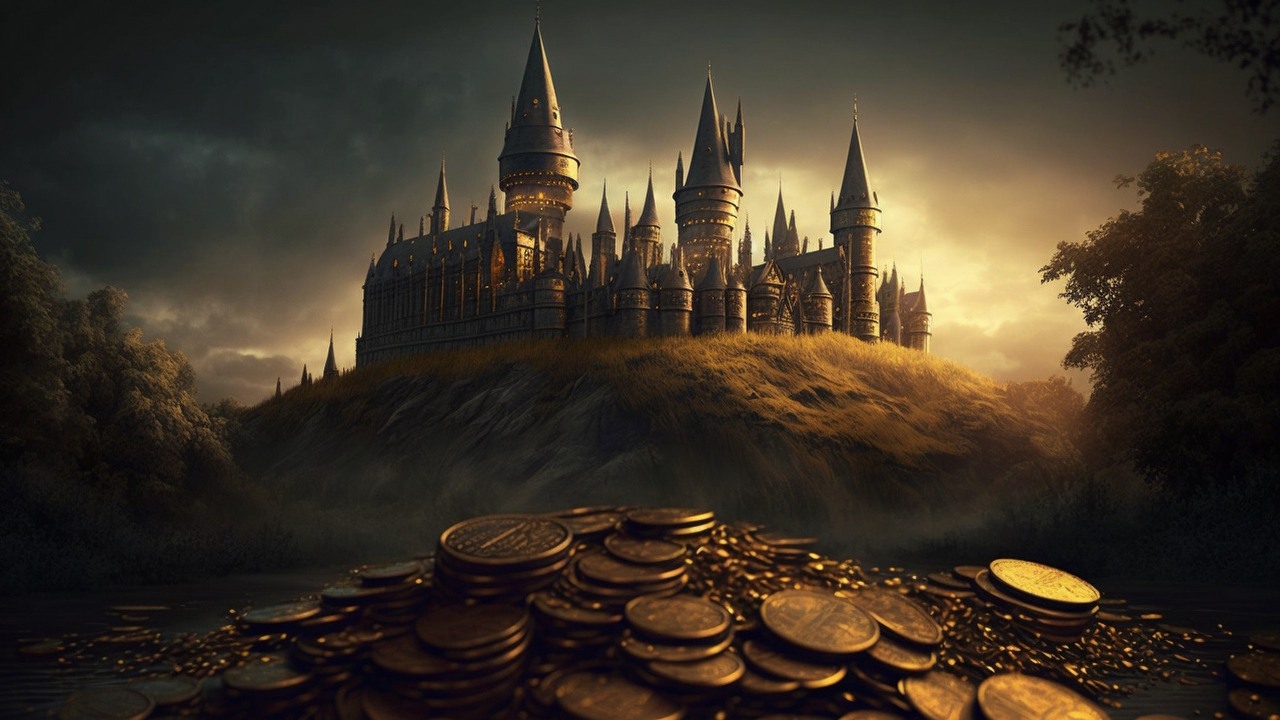 Hogwarts Legacy sprzedało się doskonale, poznaliśmy dokładne liczby!, źródło grafiki: Midjourney..