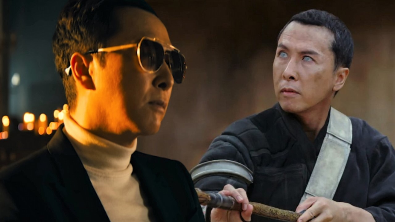 Donnie Yen walczył, by w Johnie Wicku 4 i Star Wars nie grać azjatyckich stereotypów, źródło grafiki: John Wick 4, Chad Stahelski, Lionsgate, 2023, Łotr 1. Gwiezdne wojny - historie, Gareth Edwards, 2016.