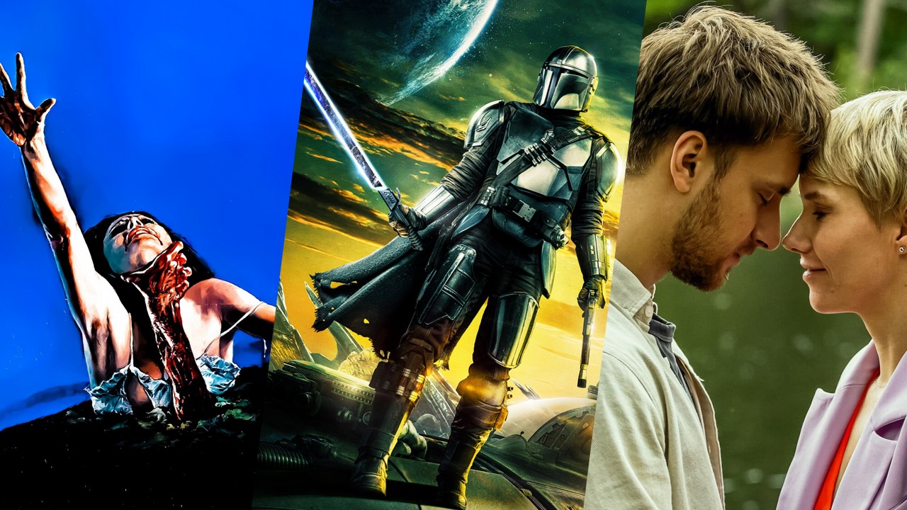 Co obejrzeć na Netflix, HBO Max i Disney Plus w weekend 3-5 marca 2023 roku, źródło grafiki: Martwe zło, Sam Raimi, New Line Cinema, 1981/ Mandalorianin, Jon Favreau, Disney+, 2019 / Dzisiaj śpisz ze mną, Robert Wichrowski, Netflix, 2023.