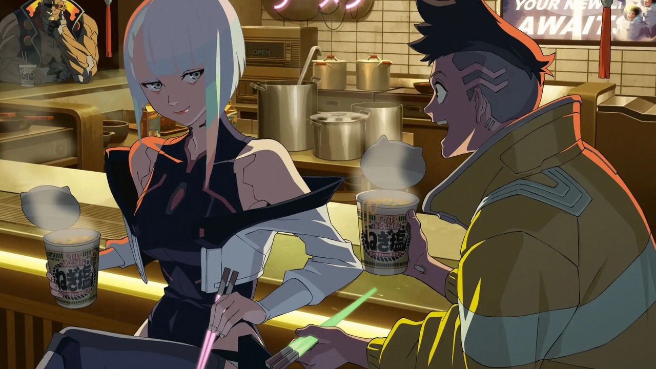 Cyberpunk: Edgerunners to anime roku; poznaj zwycięzców Anime Awards 2023, źródło grafiki: Cyberpunk: Edgerunners, Rafał Jaki, Mike Pondsmith, Trigger, 2022.