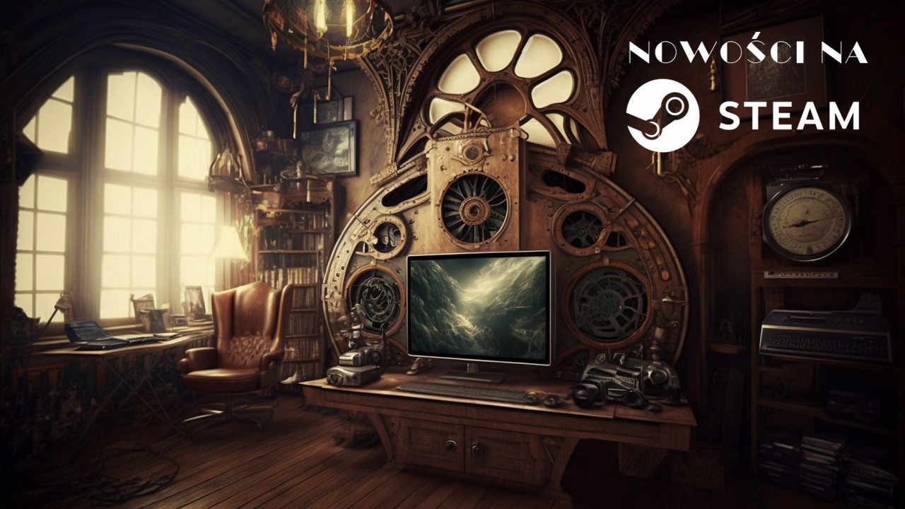 Nowości na Steam. Dodatki do znanych strategii i podwodny horror, źródło grafiki: Midjourney..