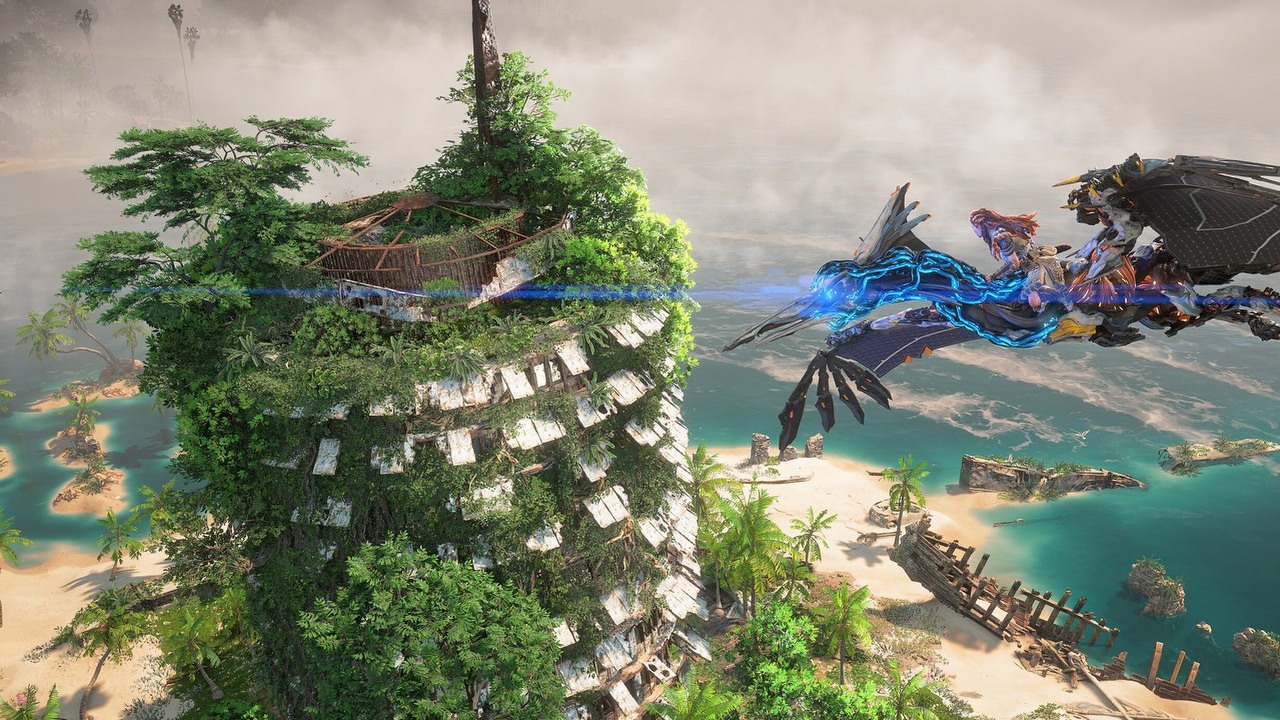 Dzięki porzuceniu PS4 dodatek do Horizon Forbidden West zapewni walkę, jakiej jeszcze nie widzieliśmy, źródło grafiki: Guerrilla Games.